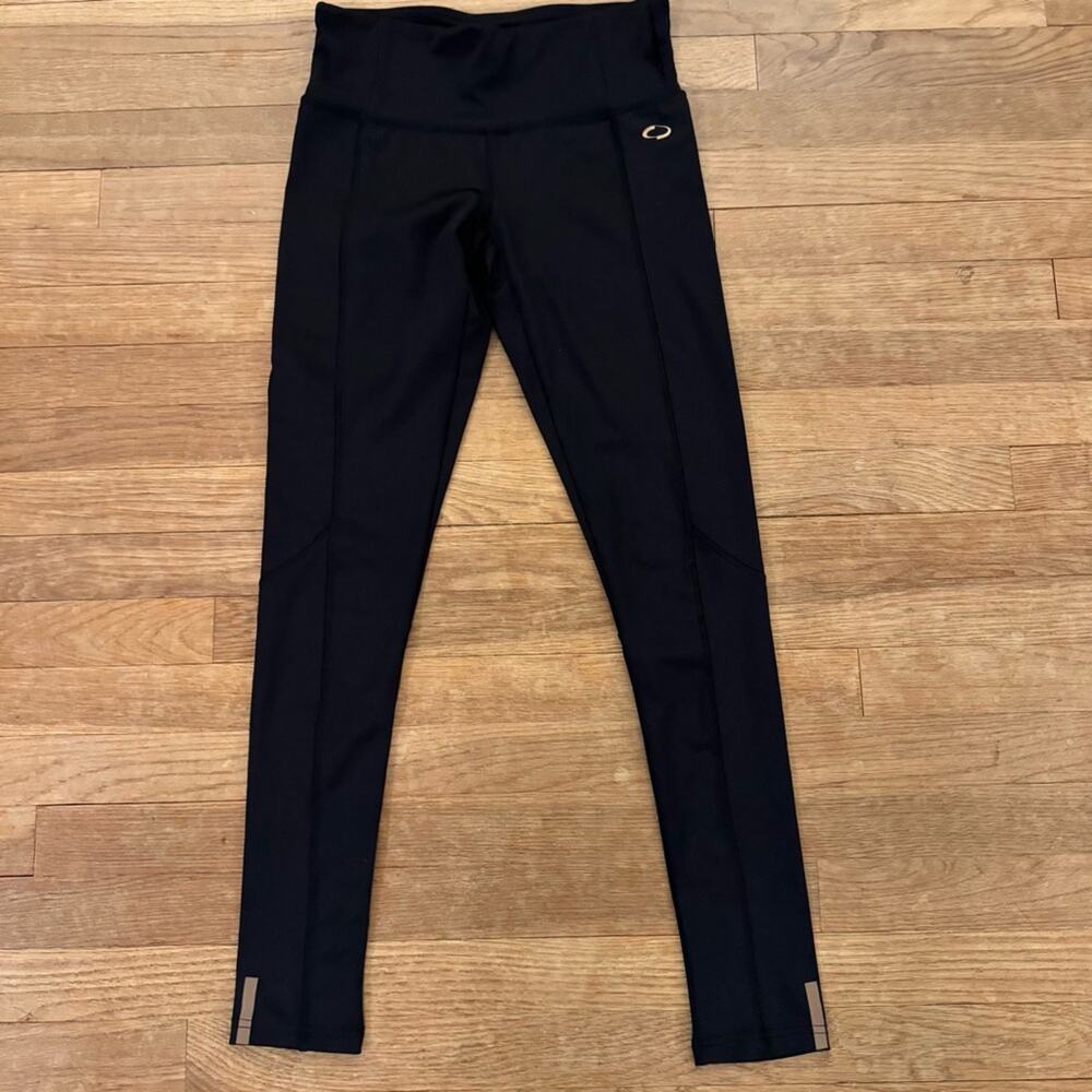 Copper Fit black athletic wear leggings size small S
b40